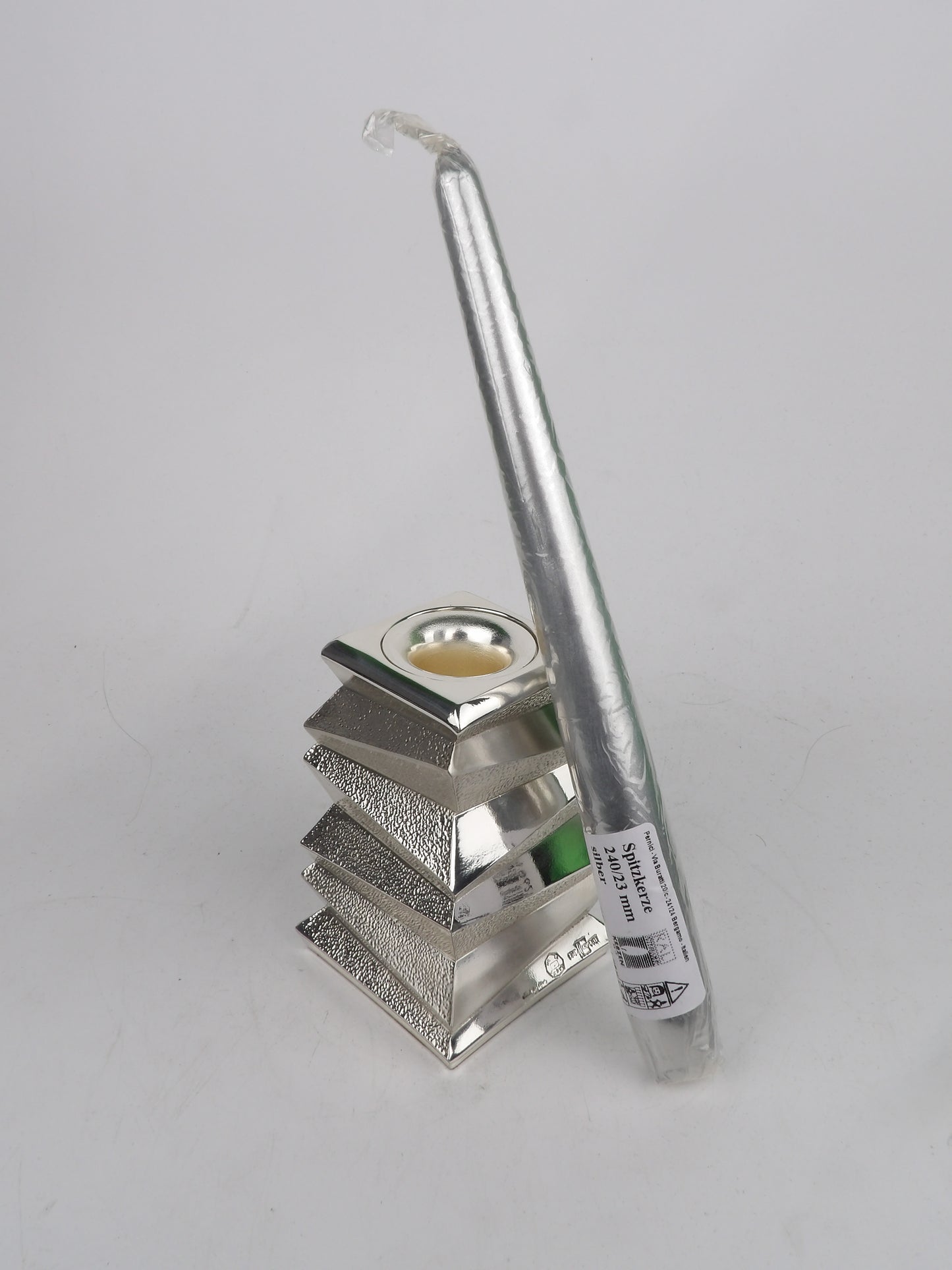 Candlestick “Fragments” in Silver Resin