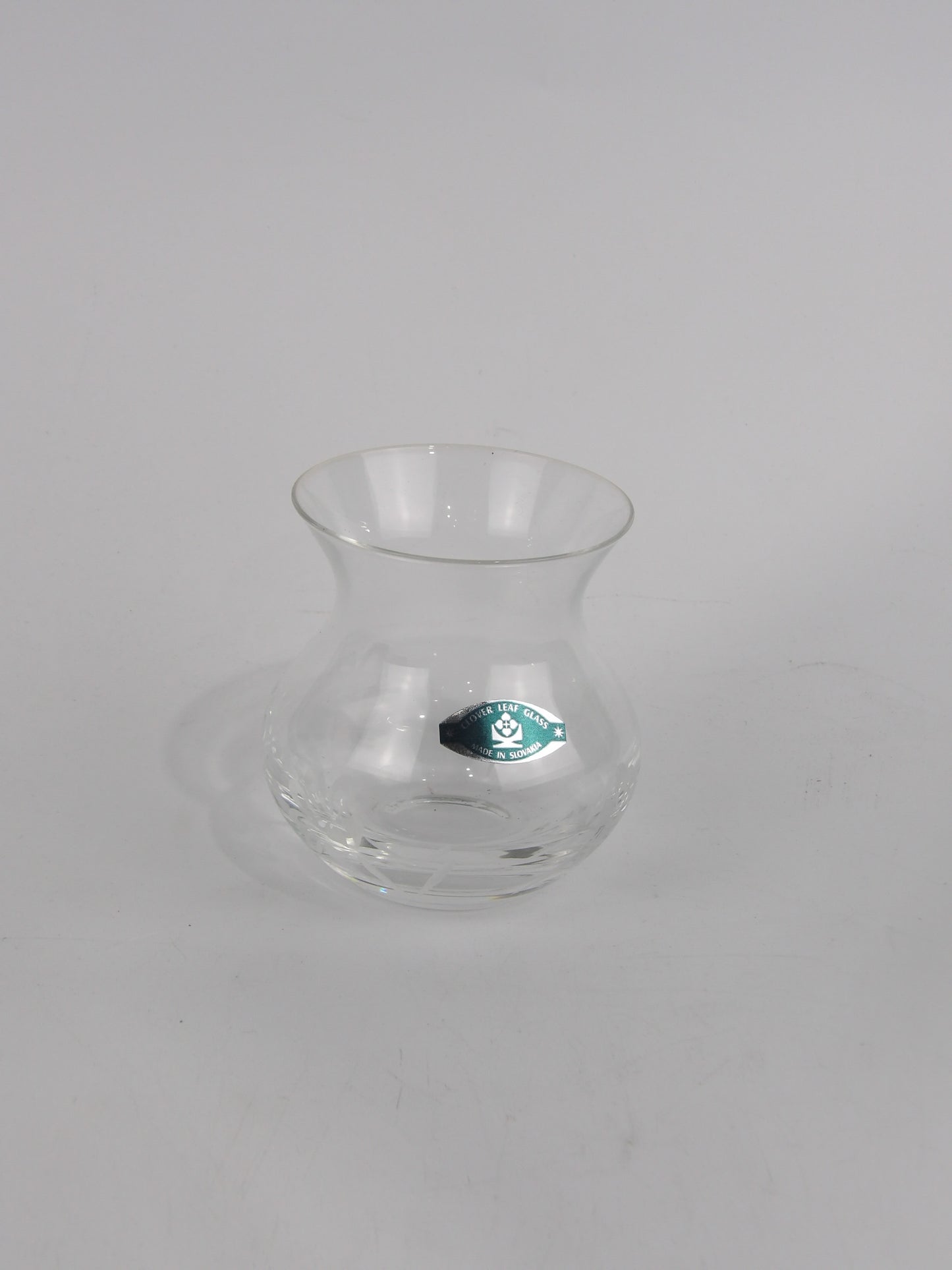 Bohemia Handmade Clear Glass Vase