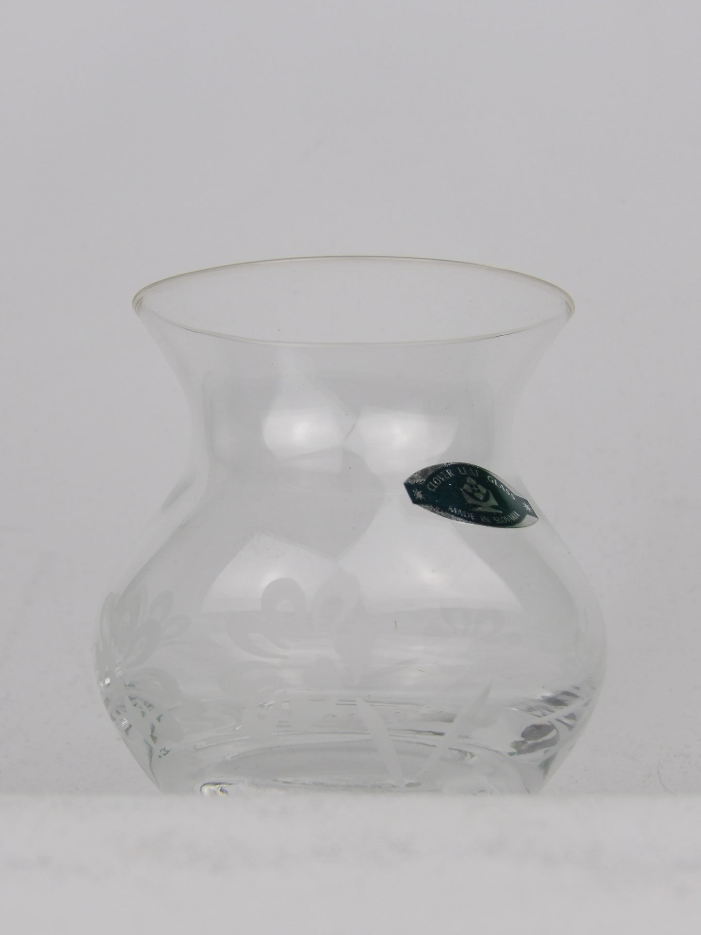 Bohemia Handmade Clear Glass Vase