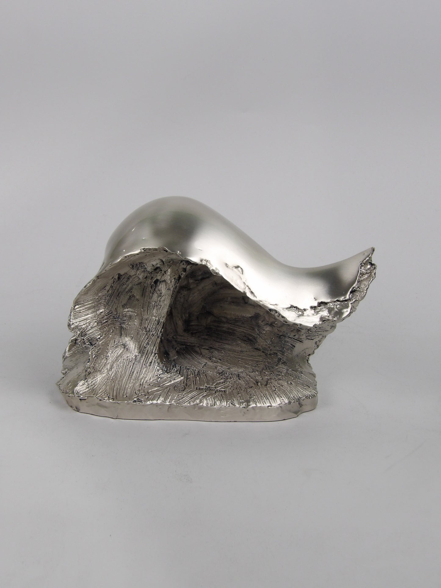 1/3 Body Sculpture in silver resin