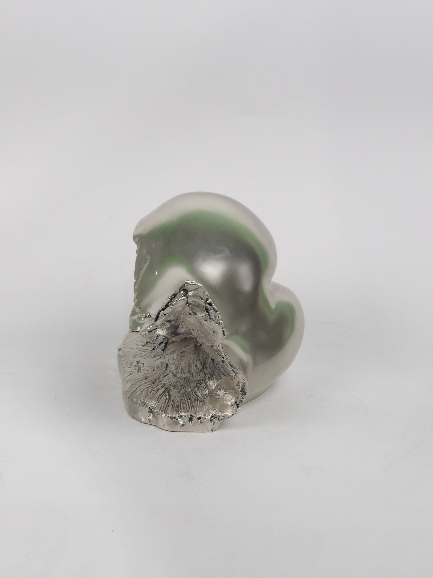 1/3 Body Sculpture in silver resin