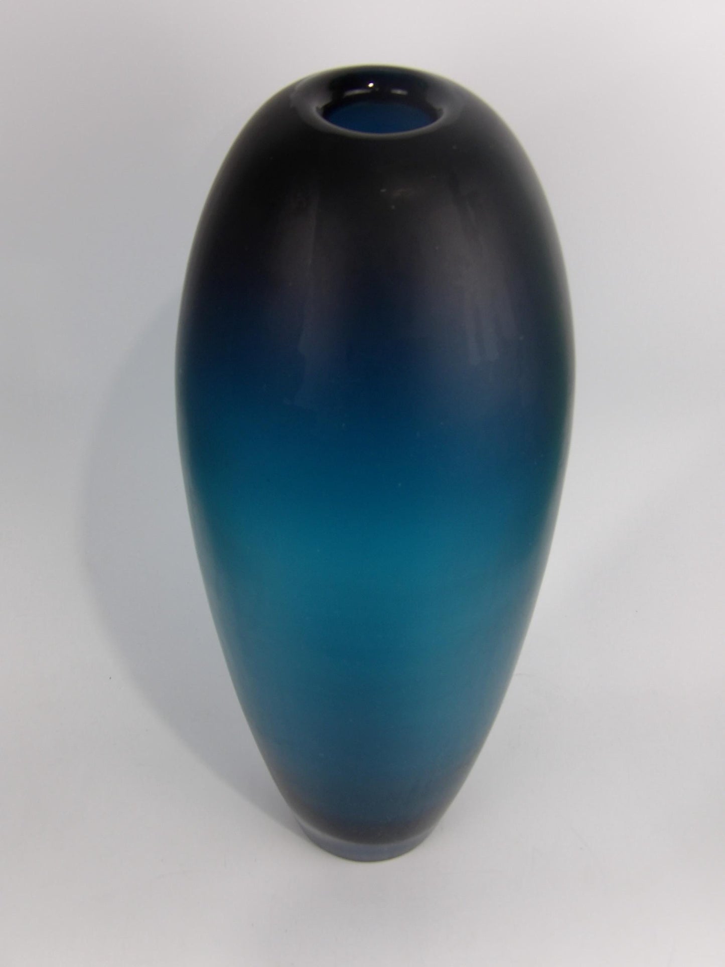 Vase Blue Grey long cut