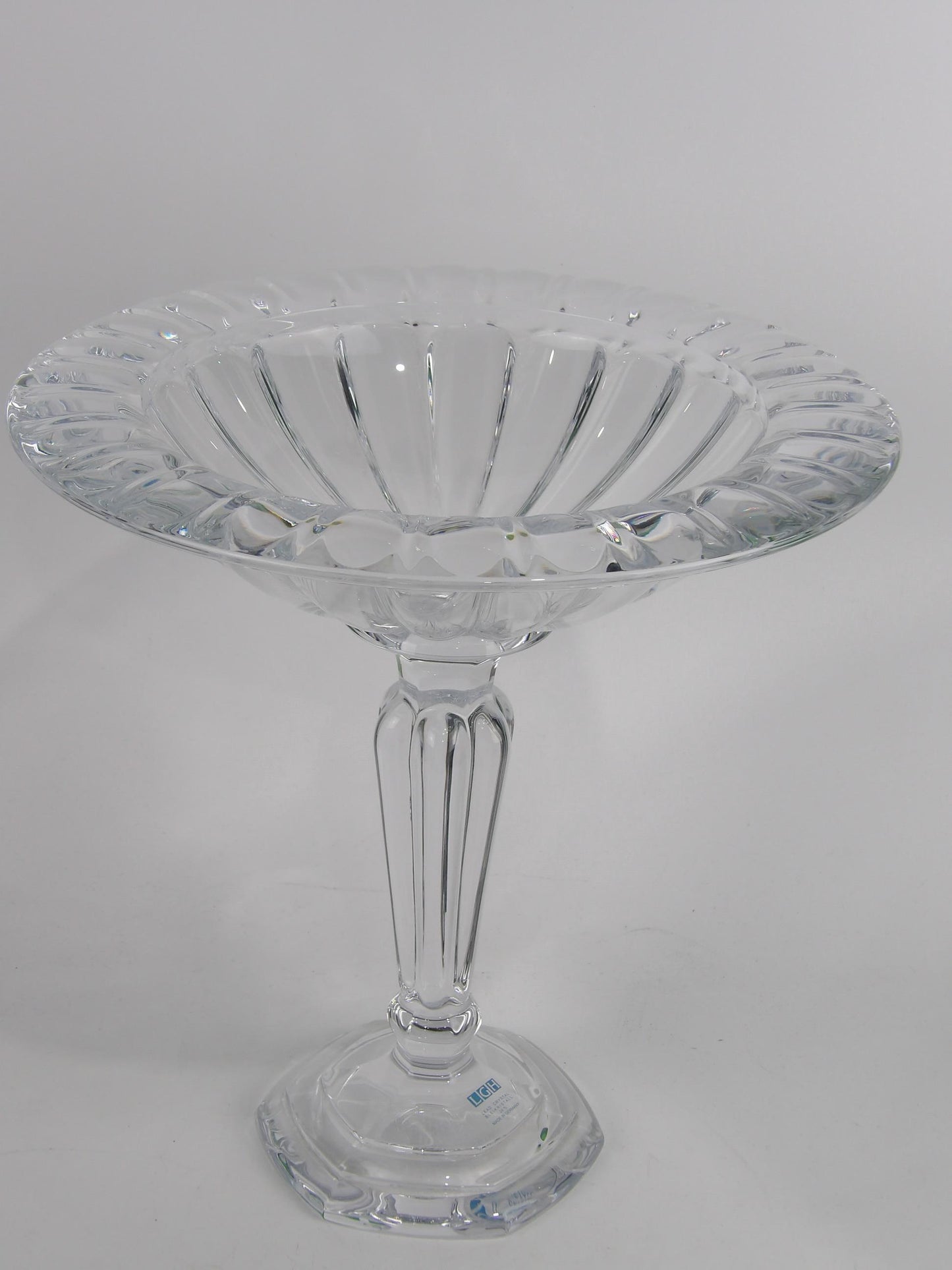 Compote Clear Glass Bowl for Fruits, Desserts, and Candies