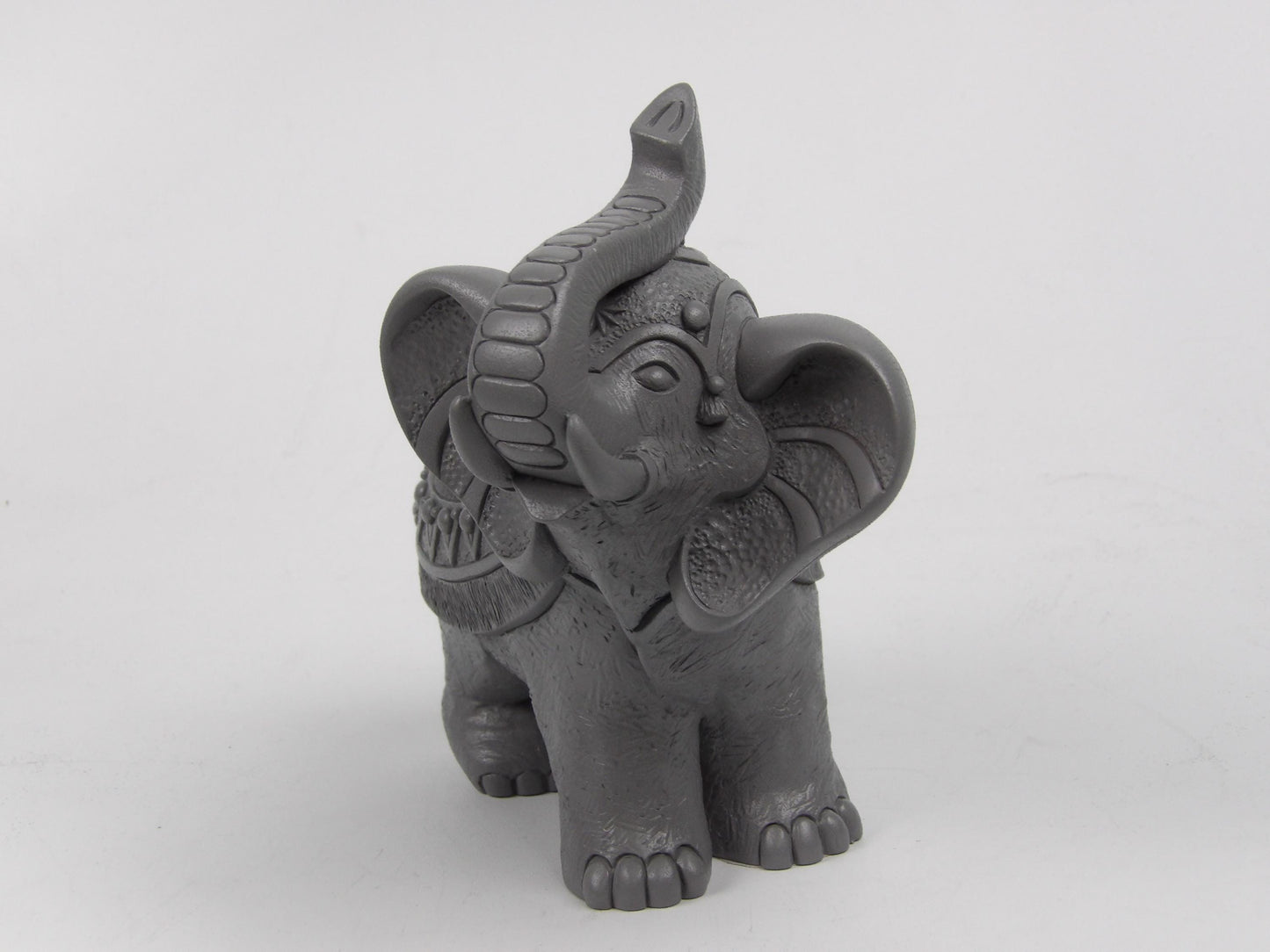 Elephant Sculpture with Patterns Design