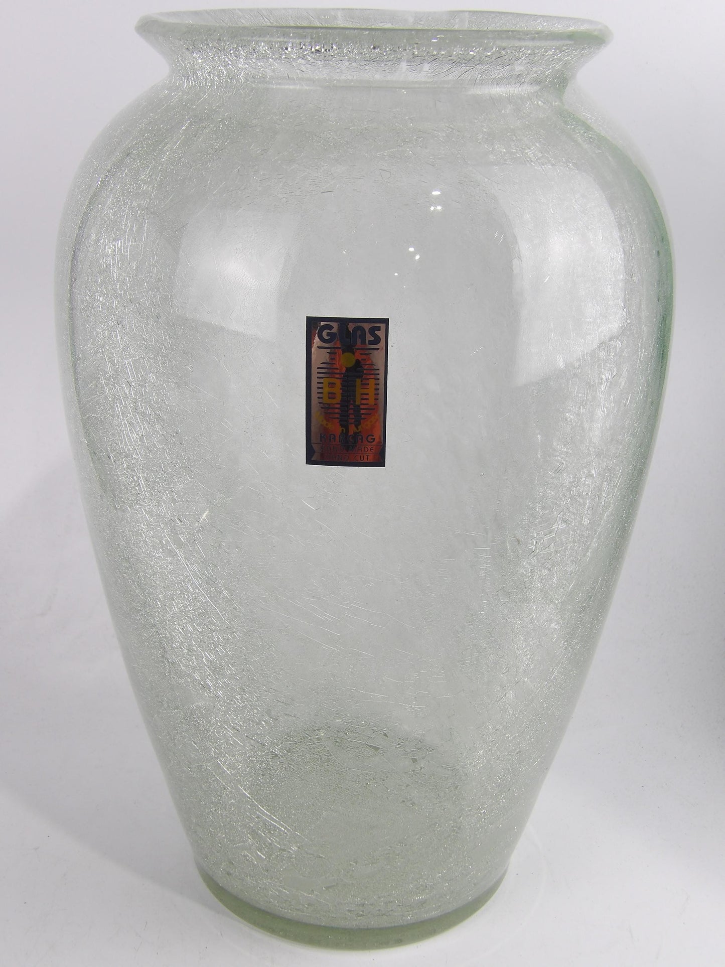 Light Green Crystal Vase