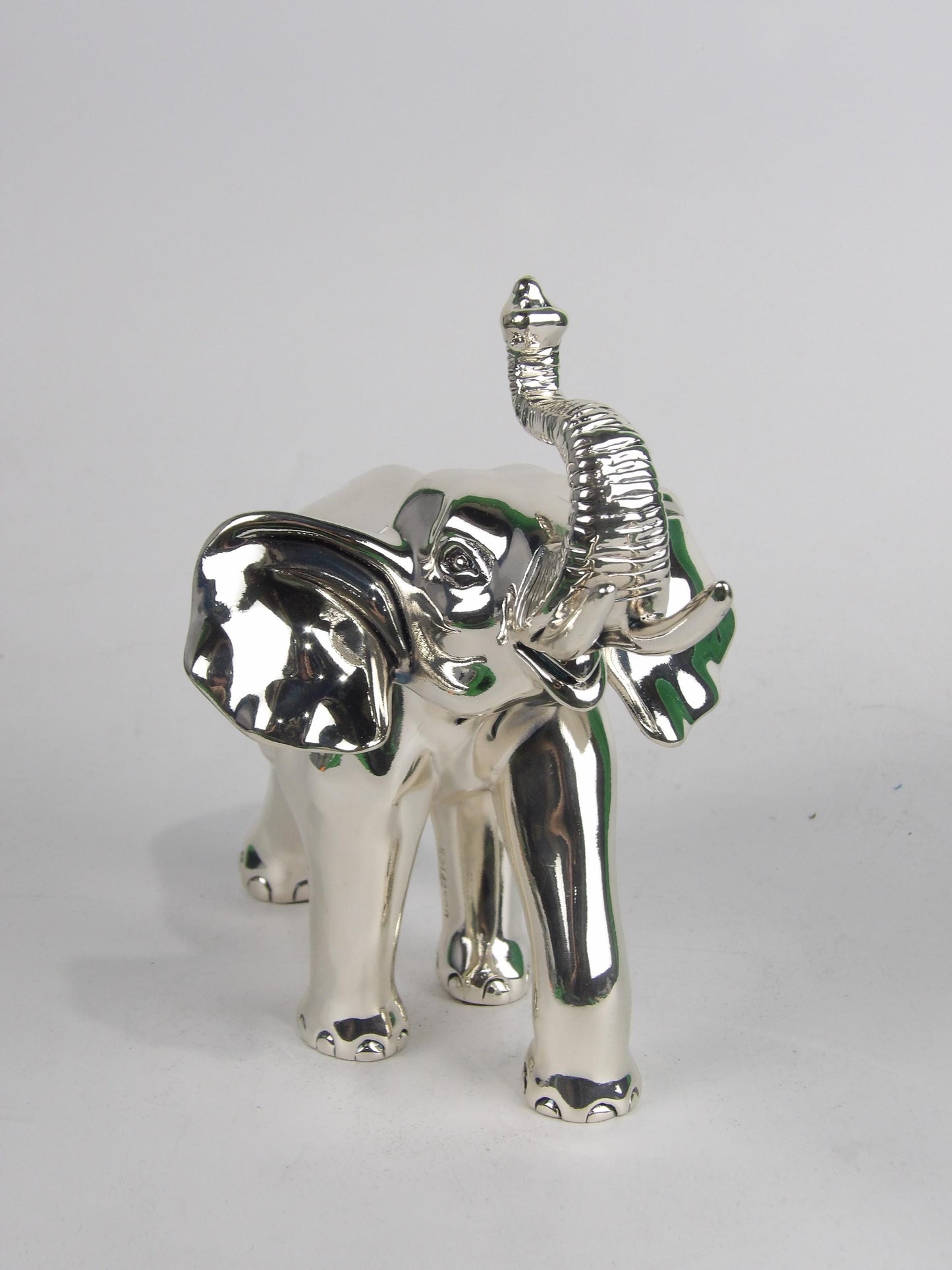 Silver Resin Elephant