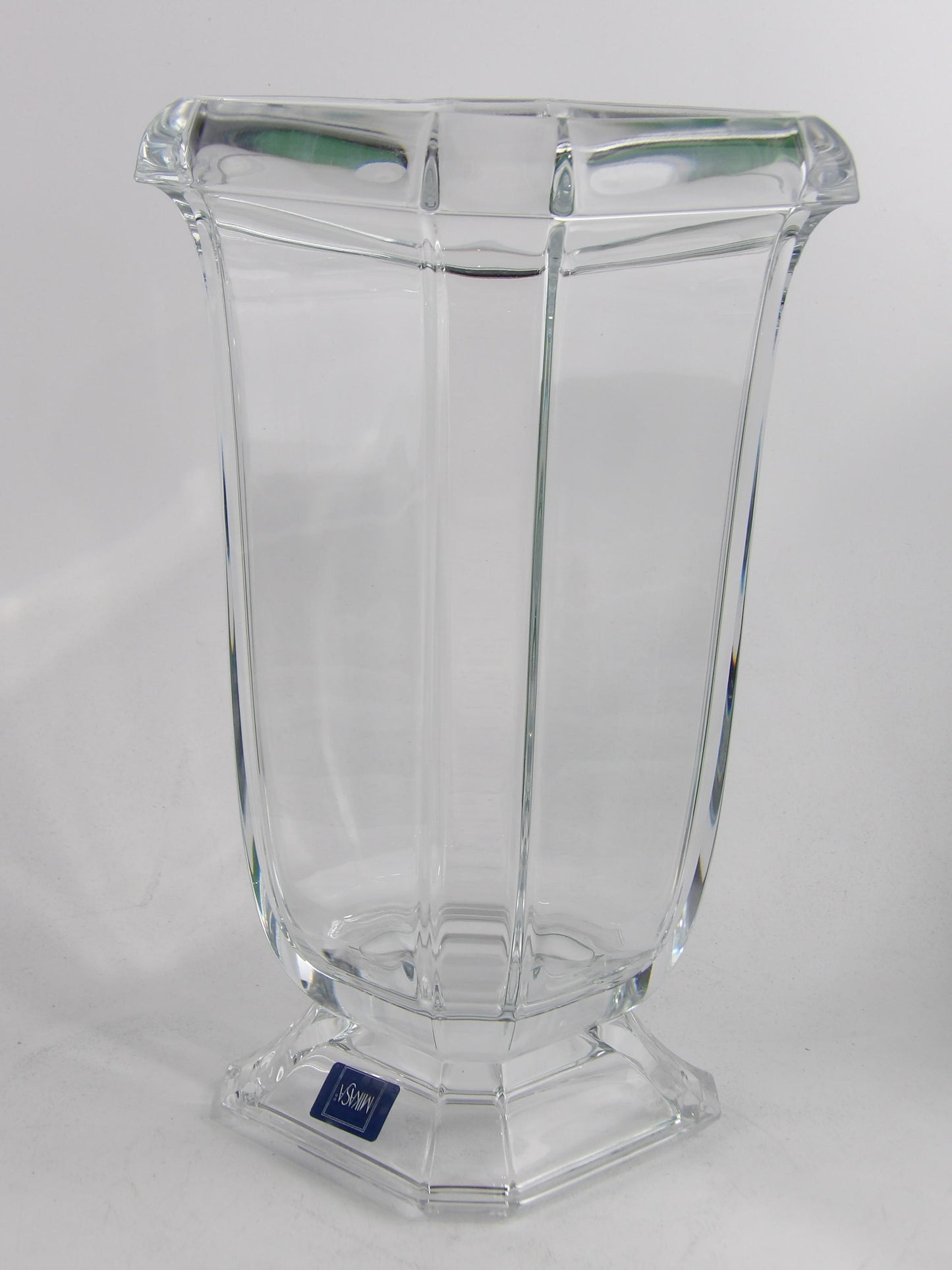 Jarrón de cristal vintage Mikasa