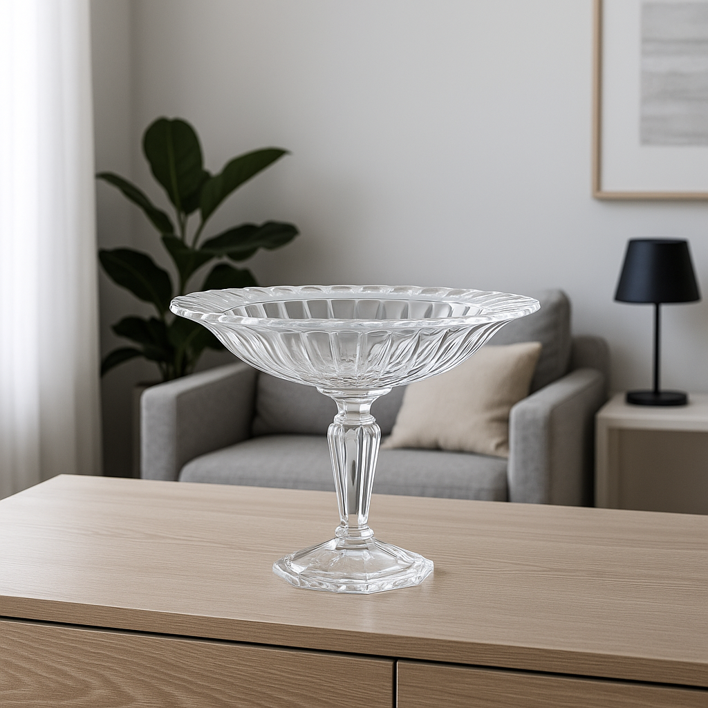 Compote Glass Bowl for Fruits, Desserts, and Candies
