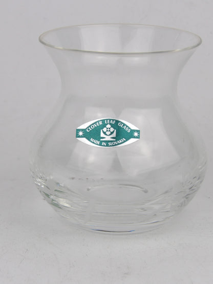 Bohemia Handmade Clear Glass Vase