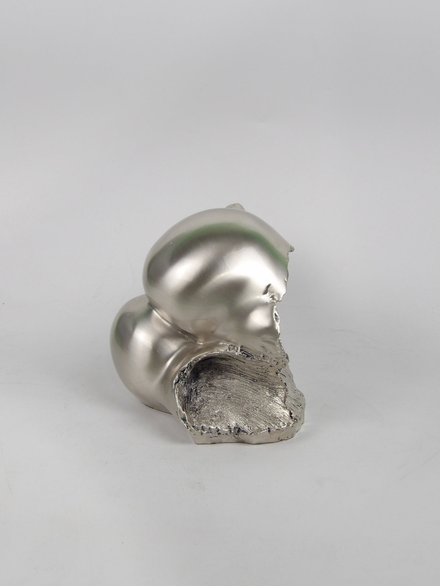 1/3 Body Sculpture in silver resin