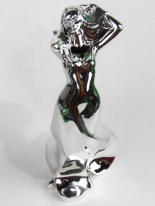 Silver Resin Statue, Subject "Woman"