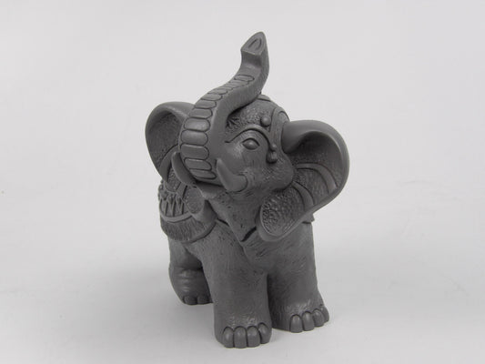 Elephant Sculpture with Patterns Design