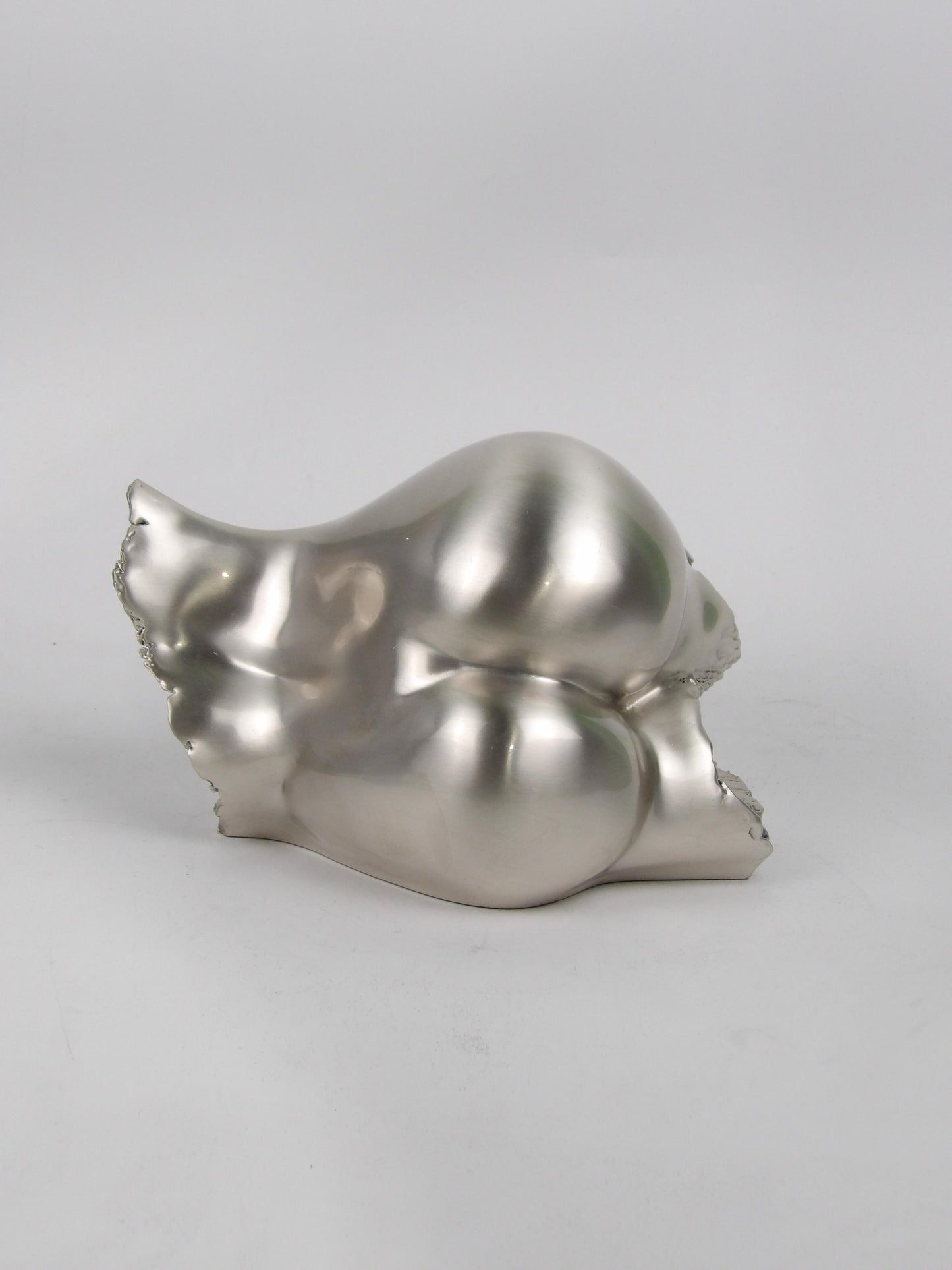 1/3 Body Sculpture in silver resin