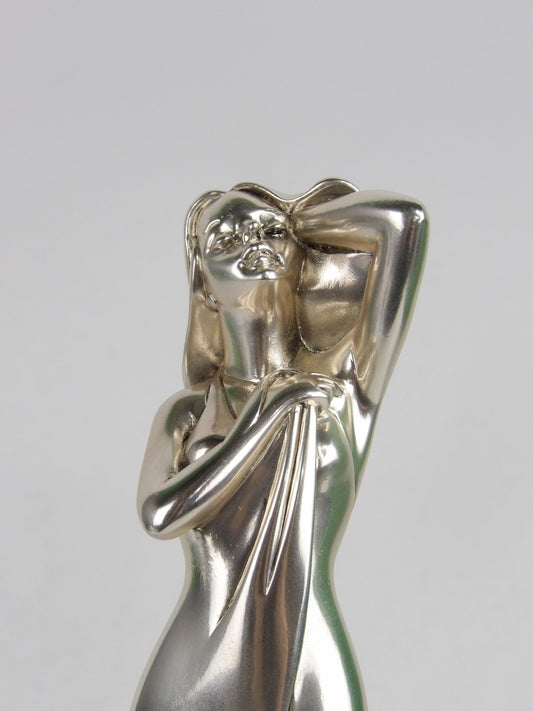 Silver Resin Sculpture – Woman