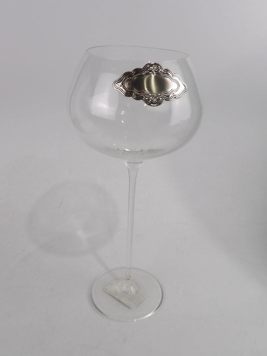 Crystal Candle Holder with Silver-Coated Bilaminate – Elegant Italian Craftsmanship